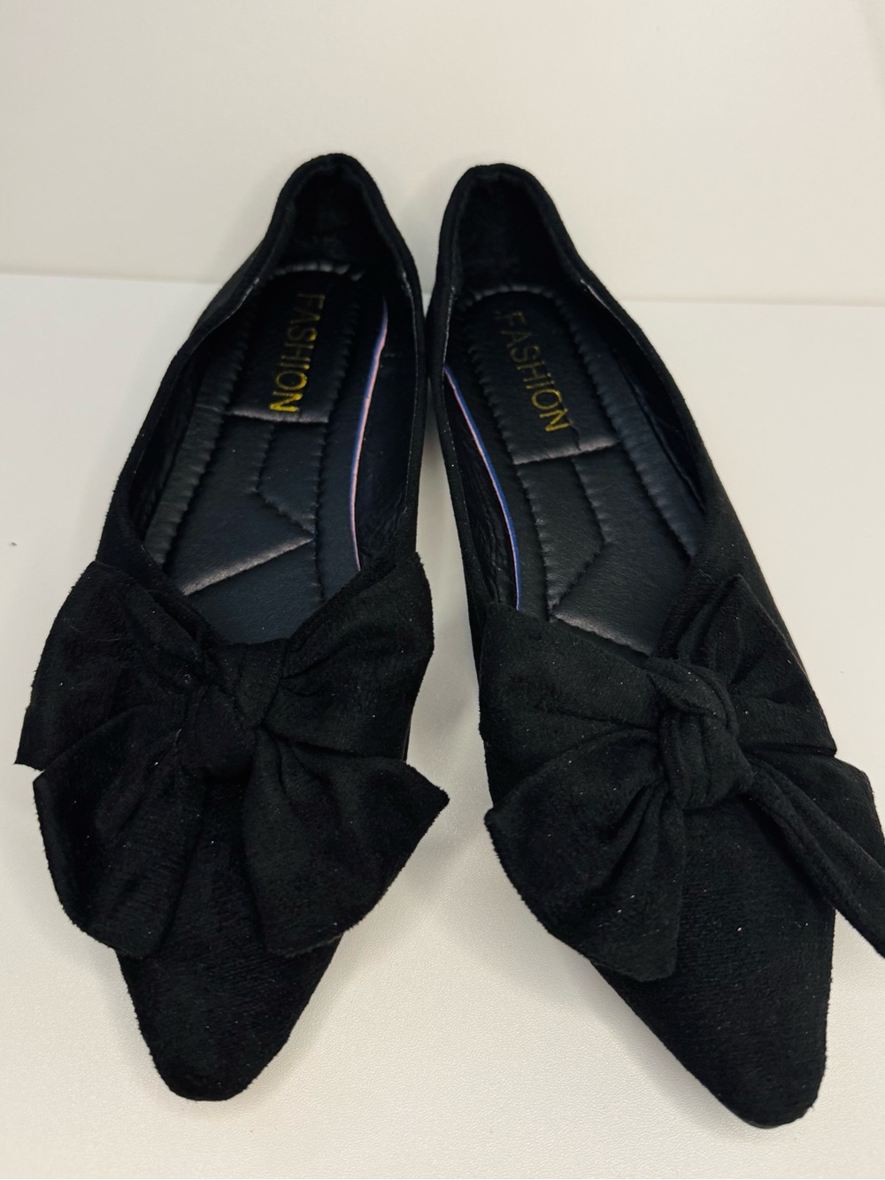 Brand New Black Bow Ballet Flats - Size US 9.5 / 10 (EU 40-41)